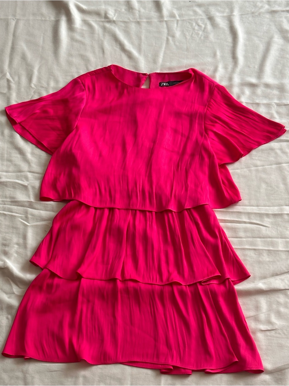 Zara Hot Pink Shift Dress